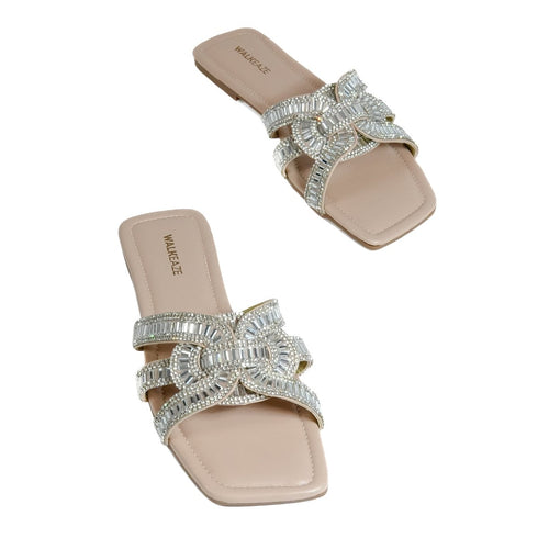 Women Formal Slippers - 40863S - Slippers - Walkeaze